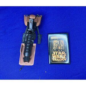 VTG Estate 1995 Tonka Toys Star Wars Speeder Bike w/ 1996 Trilogy Pin! 48